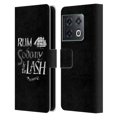 The Pogues Graphics Rum Sodony & The Lash Leather Book Wallet Case Cover For OnePlus 10 Pro