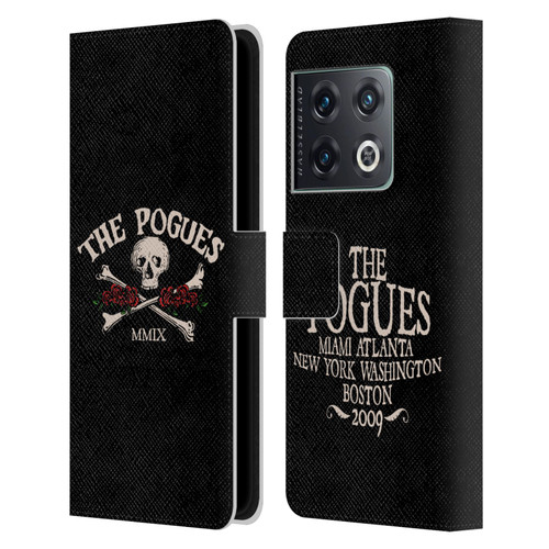 The Pogues Graphics Skull Leather Book Wallet Case Cover For OnePlus 10 Pro