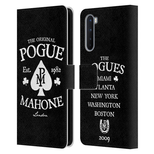 The Pogues Graphics Mahone Leather Book Wallet Case Cover For OnePlus Nord 5G
