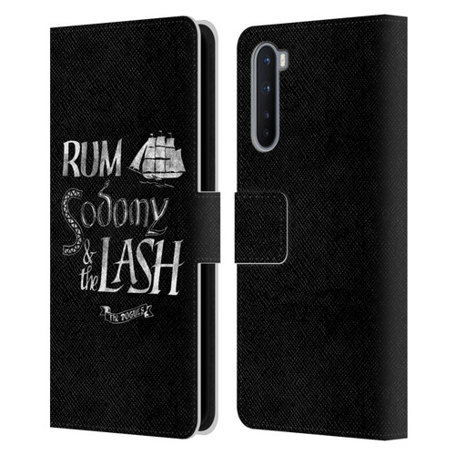 The Pogues Graphics Rum Sodony & The Lash Leather Book Wallet Case Cover For OnePlus Nord 5G