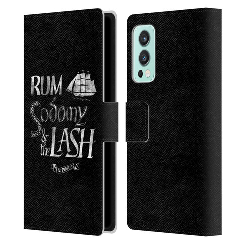 The Pogues Graphics Rum Sodony & The Lash Leather Book Wallet Case Cover For OnePlus Nord 2 5G