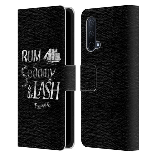 The Pogues Graphics Rum Sodony & The Lash Leather Book Wallet Case Cover For OnePlus Nord CE 5G