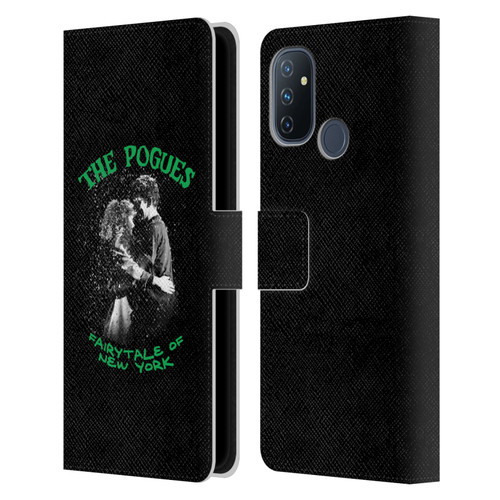 The Pogues Graphics Fairytale Of The New York Leather Book Wallet Case Cover For OnePlus Nord N100