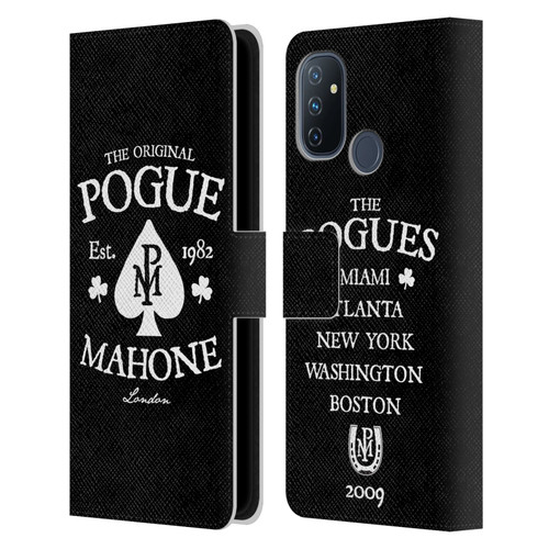 The Pogues Graphics Mahone Leather Book Wallet Case Cover For OnePlus Nord N100