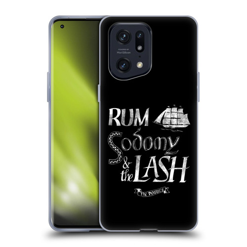 The Pogues Graphics Rum Sodony & The Lash Soft Gel Case for OPPO Find X5 Pro
