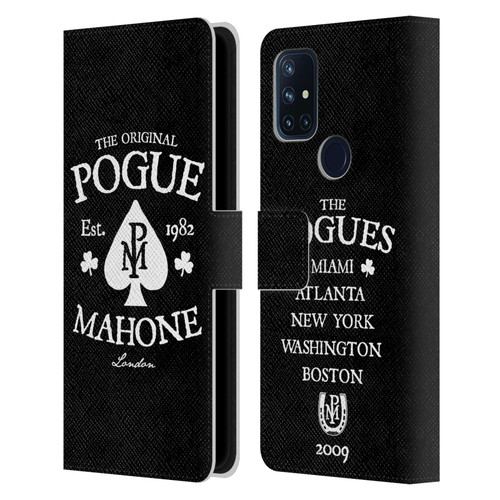 The Pogues Graphics Mahone Leather Book Wallet Case Cover For OnePlus Nord N10 5G