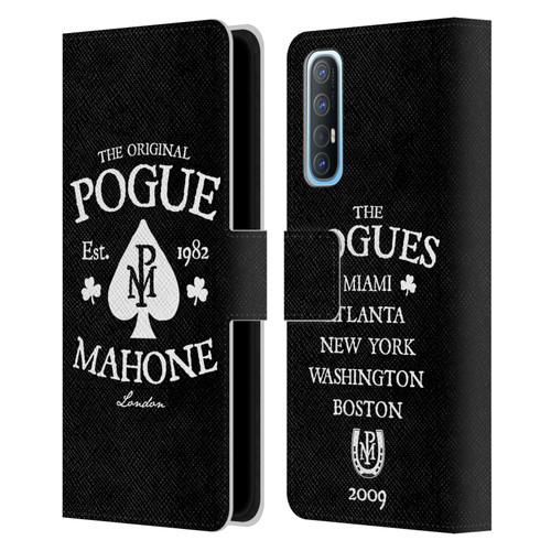 The Pogues Graphics Mahone Leather Book Wallet Case Cover For OPPO Find X2 Neo 5G