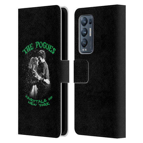 The Pogues Graphics Fairytale Of The New York Leather Book Wallet Case Cover For OPPO Find X3 Neo / Reno5 Pro+ 5G