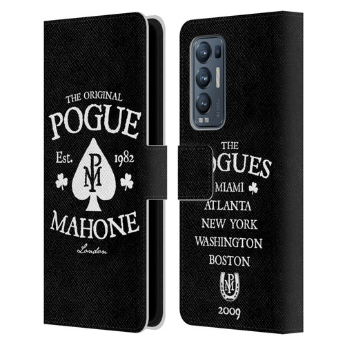 The Pogues Graphics Mahone Leather Book Wallet Case Cover For OPPO Find X3 Neo / Reno5 Pro+ 5G