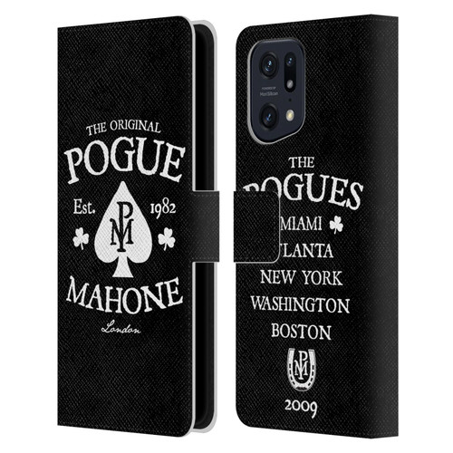 The Pogues Graphics Mahone Leather Book Wallet Case Cover For OPPO Find X5