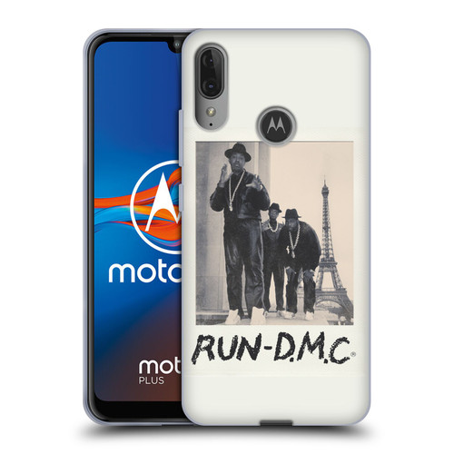 Run-D.M.C. Key Art Polaroid Soft Gel Case for Motorola Moto E6 Plus
