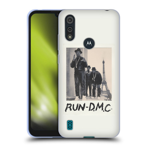 Run-D.M.C. Key Art Polaroid Soft Gel Case for Motorola Moto E6s (2020)