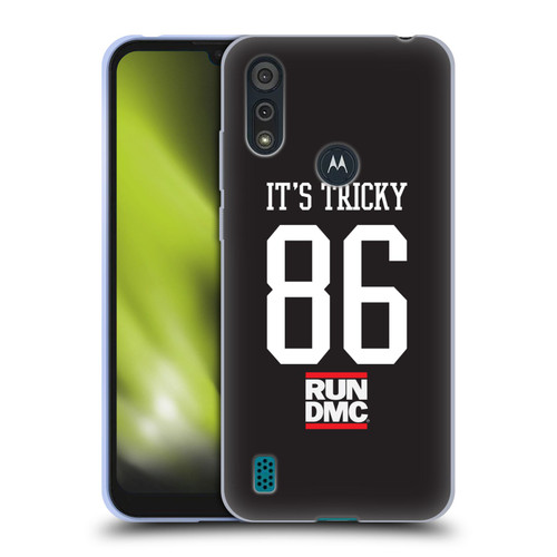 Run-D.M.C. Key Art It's Tricky Soft Gel Case for Motorola Moto E6s (2020)