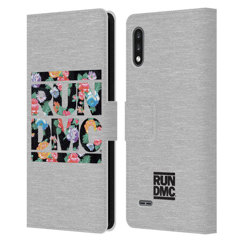 Run-D.M.C. Key Art Floral Leather Book Wallet Case Cover For LG K22