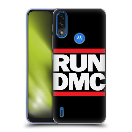 Run-D.M.C. Key Art Logo Soft Gel Case for Motorola Moto E7 Power / Moto E7i Power