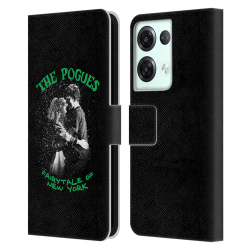 The Pogues Graphics Fairytale Of The New York Leather Book Wallet Case Cover For OPPO Reno8 Pro