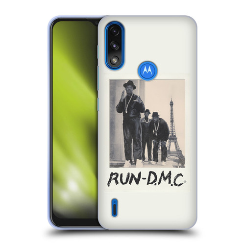 Run-D.M.C. Key Art Polaroid Soft Gel Case for Motorola Moto E7 Power / Moto E7i Power