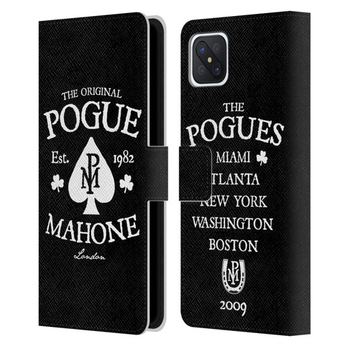 The Pogues Graphics Mahone Leather Book Wallet Case Cover For OPPO Reno4 Z 5G