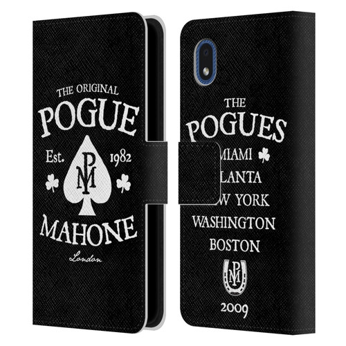 The Pogues Graphics Mahone Leather Book Wallet Case Cover For Samsung Galaxy A01 Core (2020)
