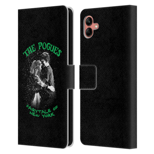 The Pogues Graphics Fairytale Of The New York Leather Book Wallet Case Cover For Samsung Galaxy A04 (2022)