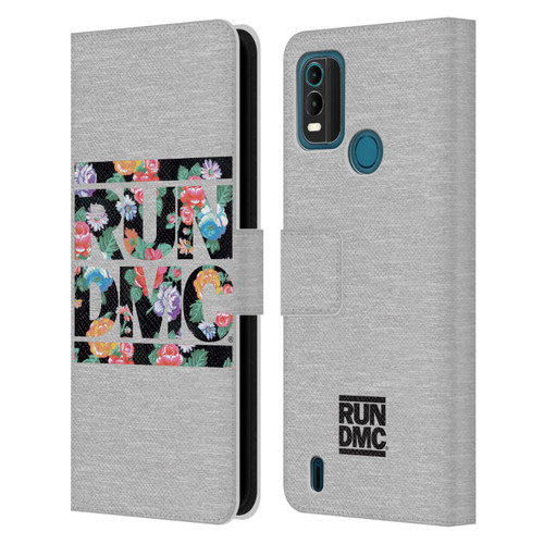 Run-D.M.C. Key Art Floral Leather Book Wallet Case Cover For Nokia G11 Plus