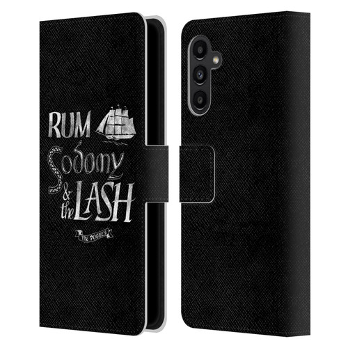 The Pogues Graphics Rum Sodony & The Lash Leather Book Wallet Case Cover For Samsung Galaxy A13 5G (2021)
