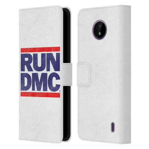 Run-D.M.C. Key Art Silhouette USA Leather Book Wallet Case Cover For Nokia C10 / C20