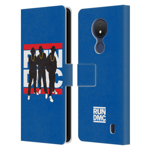 Run-D.M.C. Key Art Silhouette Leather Book Wallet Case Cover For Nokia C21