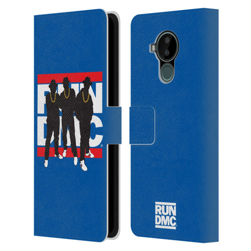 Run-D.M.C. Key Art Silhouette Leather Book Wallet Case Cover For Nokia C30