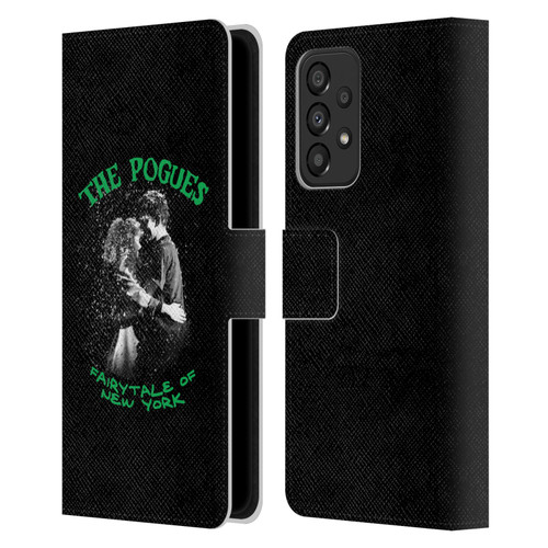 The Pogues Graphics Fairytale Of The New York Leather Book Wallet Case Cover For Samsung Galaxy A33 5G (2022)