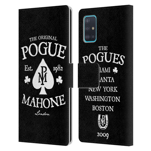 The Pogues Graphics Mahone Leather Book Wallet Case Cover For Samsung Galaxy A51 (2019)