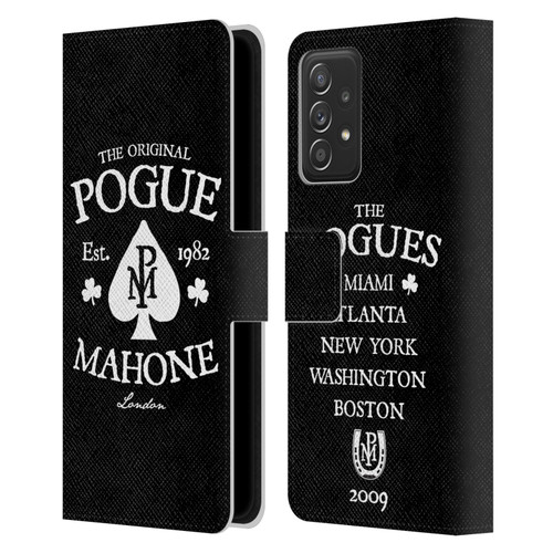 The Pogues Graphics Mahone Leather Book Wallet Case Cover For Samsung Galaxy A52 / A52s / 5G (2021)