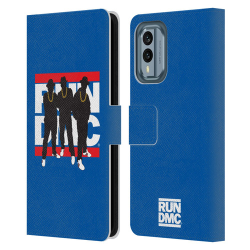 Run-D.M.C. Key Art Silhouette Leather Book Wallet Case Cover For Nokia X30