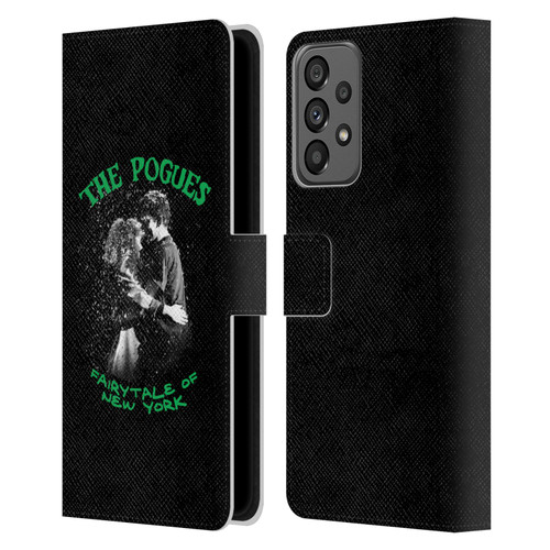 The Pogues Graphics Fairytale Of The New York Leather Book Wallet Case Cover For Samsung Galaxy A73 5G (2022)