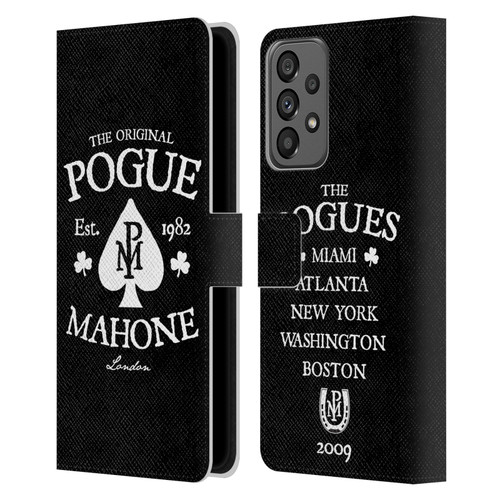 The Pogues Graphics Mahone Leather Book Wallet Case Cover For Samsung Galaxy A73 5G (2022)