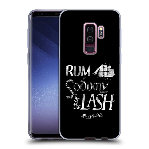 The Pogues Graphics Rum Sodony & The Lash Soft Gel Case for Samsung Galaxy S9+ / S9 Plus