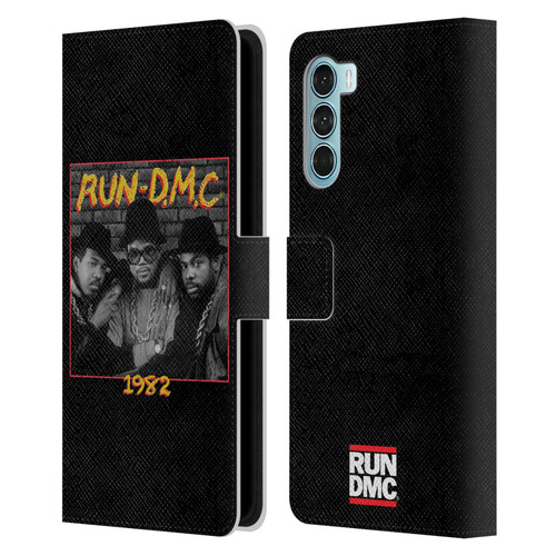 Run-D.M.C. Key Art Photo 1982 Leather Book Wallet Case Cover For Motorola Edge S30 / Moto G200 5G