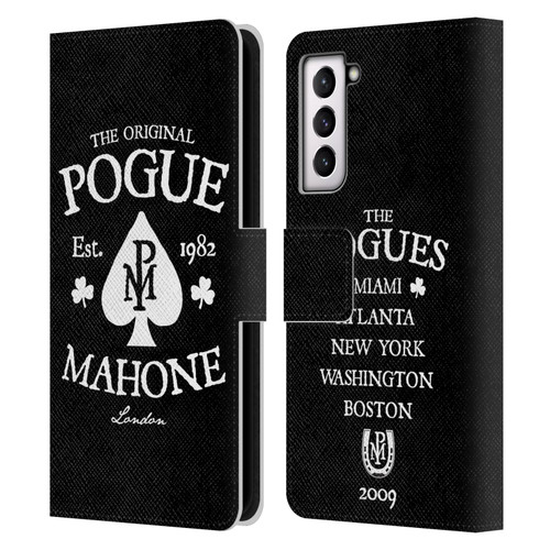 The Pogues Graphics Mahone Leather Book Wallet Case Cover For Samsung Galaxy S21 5G