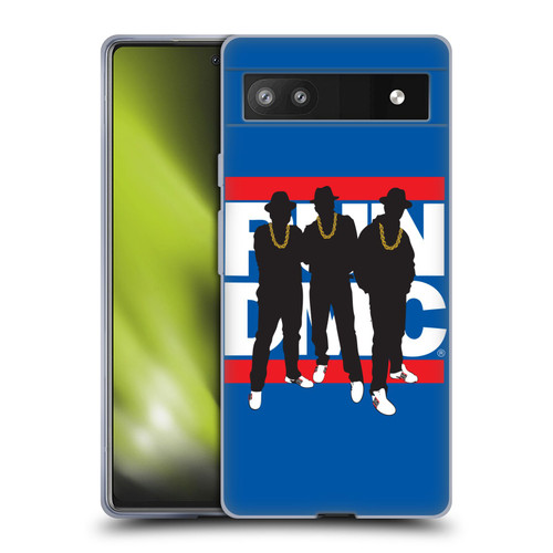 Run-D.M.C. Key Art Silhouette Soft Gel Case for Google Pixel 6a