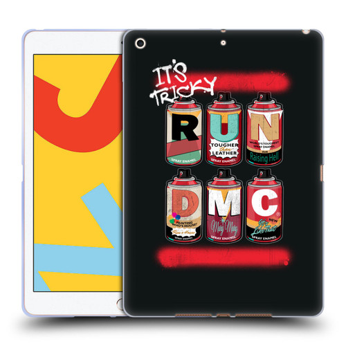 Run-D.M.C. Key Art Spray Cans Soft Gel Case for Apple iPad 10.2 2019/2020/2021