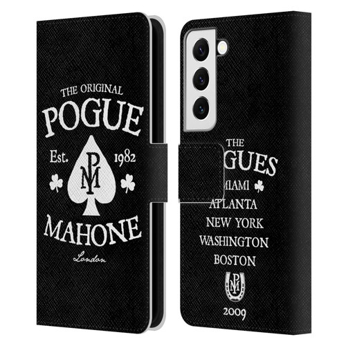 The Pogues Graphics Mahone Leather Book Wallet Case Cover For Samsung Galaxy S22 5G