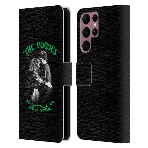 The Pogues Graphics Fairytale Of The New York Leather Book Wallet Case Cover For Samsung Galaxy S22 Ultra 5G