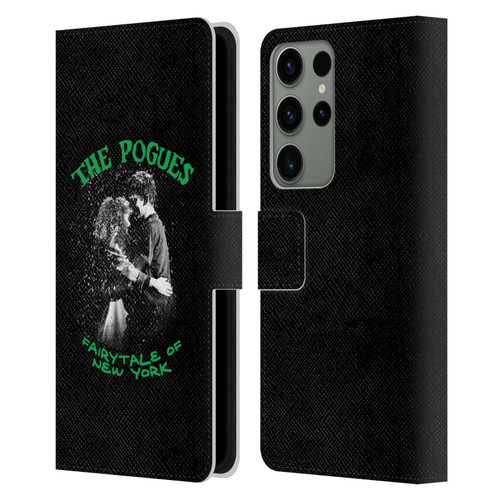 The Pogues Graphics Fairytale Of The New York Leather Book Wallet Case Cover For Samsung Galaxy S23 Ultra 5G