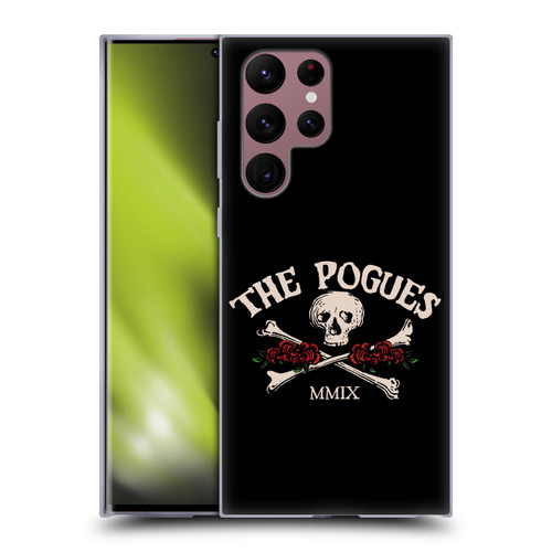 The Pogues Graphics Skull Soft Gel Case for Samsung Galaxy S22 Ultra 5G