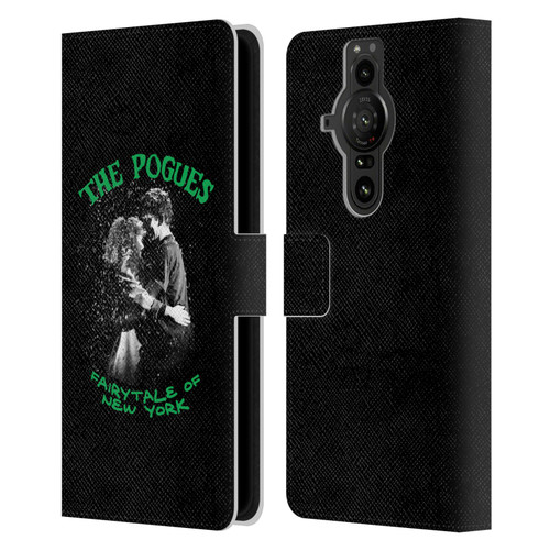 The Pogues Graphics Fairytale Of The New York Leather Book Wallet Case Cover For Sony Xperia Pro-I