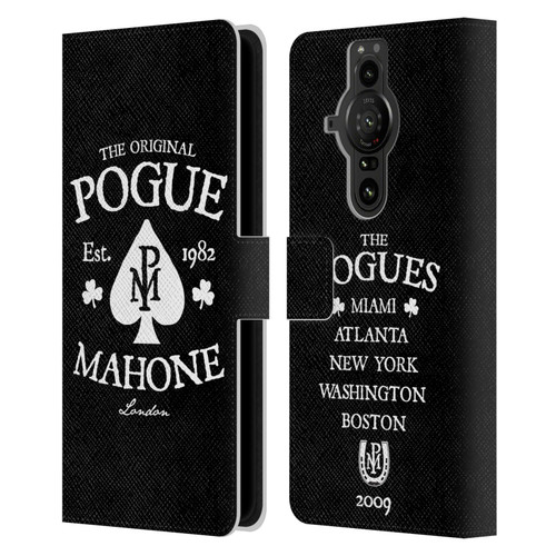 The Pogues Graphics Mahone Leather Book Wallet Case Cover For Sony Xperia Pro-I