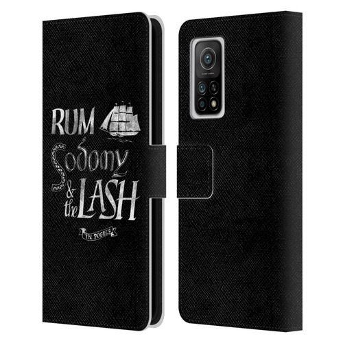 The Pogues Graphics Rum Sodony & The Lash Leather Book Wallet Case Cover For Xiaomi Mi 10T 5G