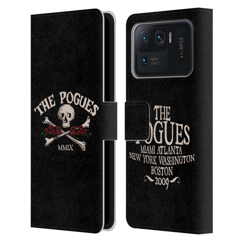 The Pogues Graphics Skull Leather Book Wallet Case Cover For Xiaomi Mi 11 Ultra