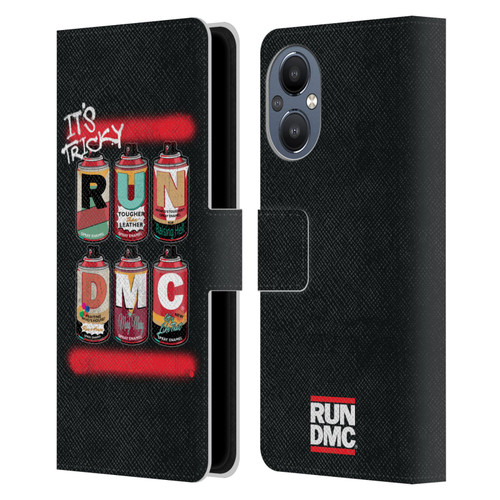 Run-D.M.C. Key Art Spray Cans Leather Book Wallet Case Cover For OnePlus Nord N20 5G