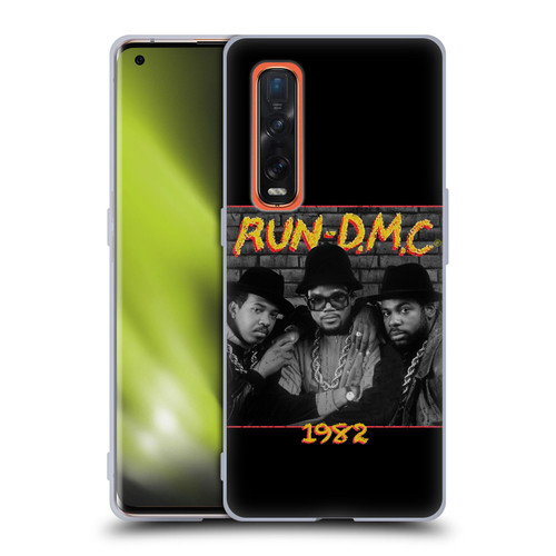Run-D.M.C. Key Art Photo 1982 Soft Gel Case for OPPO Find X2 Pro 5G